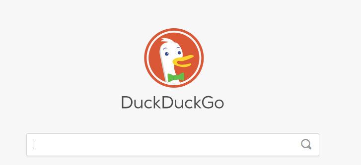 duckduckgo homepage